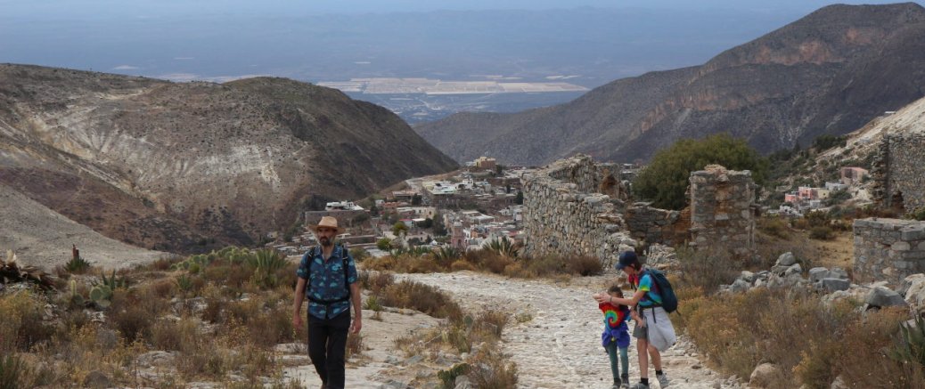 Real de Catorce, San Luis Potosi (en vrai à Potrero un peu avant le tunnel qui mène à Real de Catorce) -> Cedral, San Luis Potosi